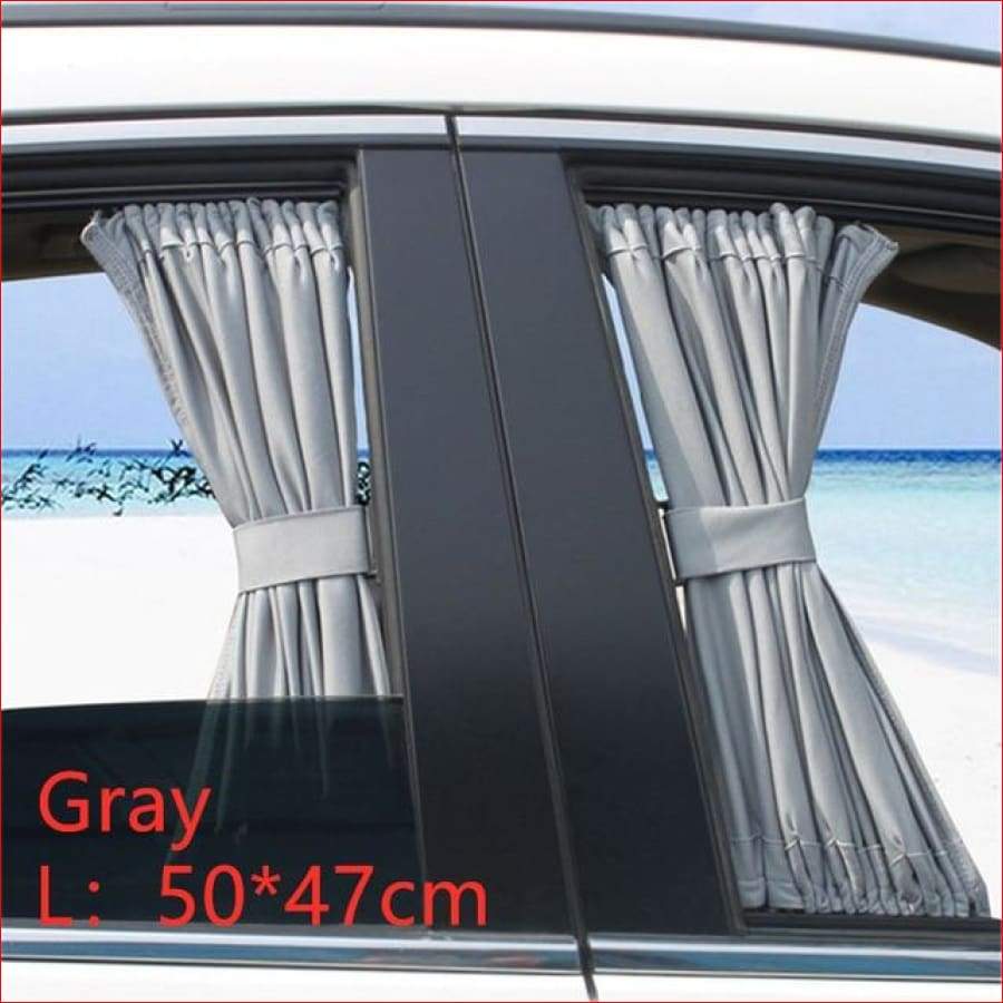 Car Magnetic Sunshade L Gray / United States Car