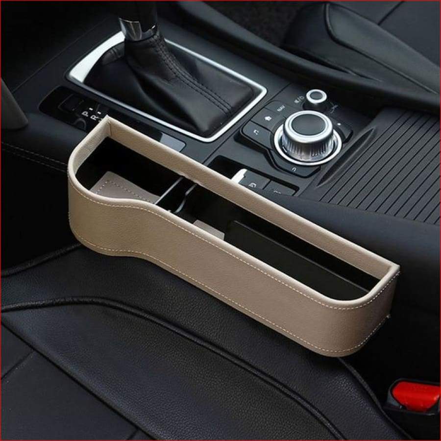  Aiscahent Car Seat Storage Box Car Console Side Car Seat Slot Storage  Box Slot Gap Filling Car Interior Accessories (white) : Automotive