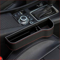 Thumbnail for Car Seat Gap Storage Box Leather Black Right Car