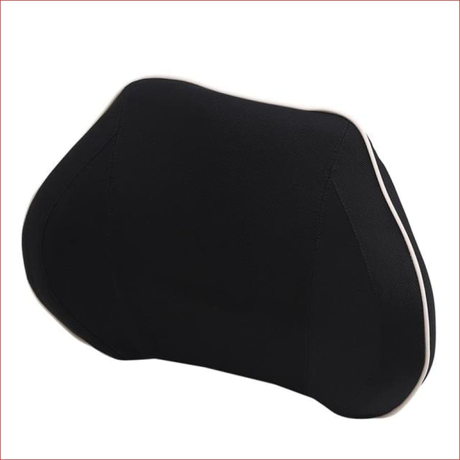 Car Seat Headrest Neck Rest Cushion Cloth Black 2 Car