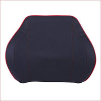 Thumbnail for Car Seat Headrest Neck Rest Cushion Pu Black Red 2 Car