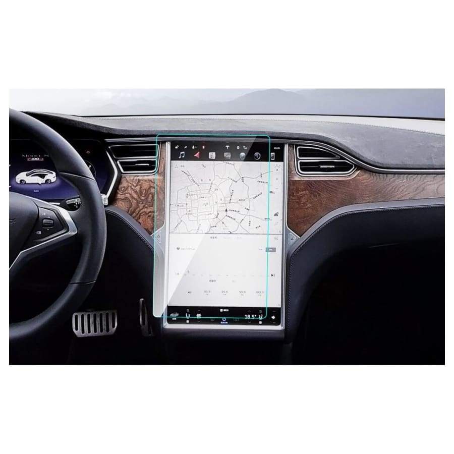 Car Styling Dashboard Paint Protective Tpu Film For Tesla Model 3 S X Gps Screen Internal