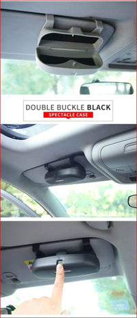 Thumbnail for Car Glasses Box Storage Holder Sunglasses Case For Range Rover Mercedes Audi Bmw Car