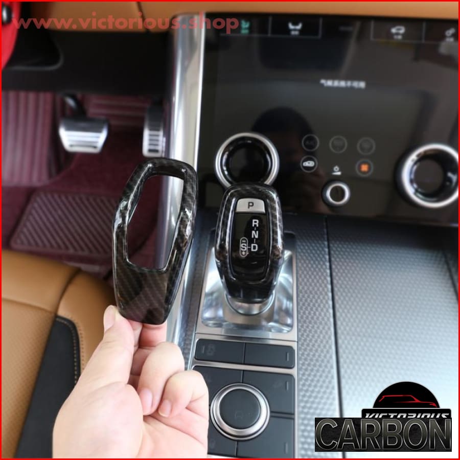 Shift Head Model Victorious Automotive Carbon Fiber Car Gear Shift Head Cover