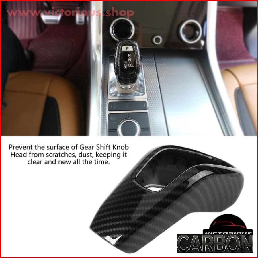 Shift Head Model Victorious Automotive Carbon Fiber Car Gear Shift Head Cover