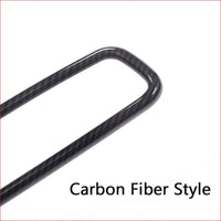 Thumbnail for Carbon Fiber Chrome Interior Rearview Mirror Cover Trim Bmw X3 X5 X6 X7 Fiber Car