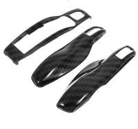 Thumbnail for 3Pcs Carbon Fiber Color Fob Remote Key Case Shell For Porsche /boxster /cayman 911 /panamera