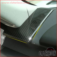 Thumbnail for Carbon Fiber Dashboard Side Decoration Cover Trim For Land Rover Range Sport 2014-2017 Car