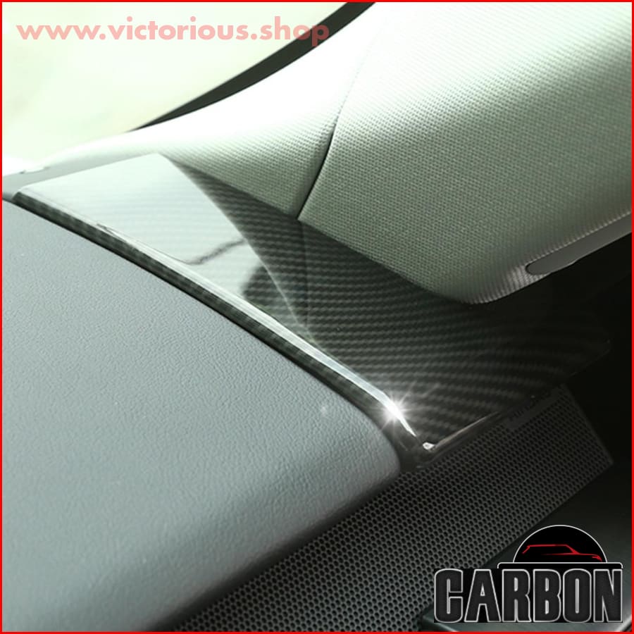 Carbon Fiber Dashboard Side Decoration Cover Trim For Land Rover Range Sport 2014-2017 Car