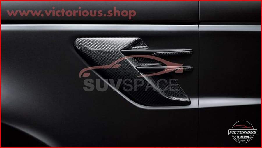 Carbon Fiber Grille And Vents Range Rover Sport Full Set 2018 Side Only (Pair) Car