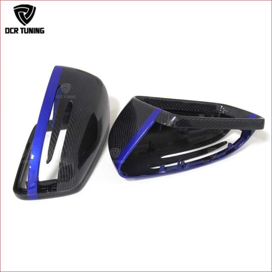 Mercedes Carbon Mirror W204 W207 W212 W176 W218 W221 Caps For A C Cls E Cla Class Fiber Cover With