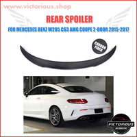 Thumbnail for Carbon Fiber Rear Trunk Spoiler Mercedes W205 C63 Amg Coupe 2-Door 2015 - 2017 Car