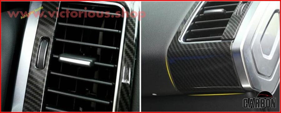 Carbon Fiber Side Ac Outlet Vent Trim For Range Rover Sport 2014-2019 Car