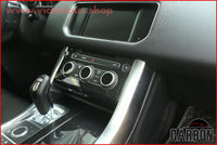 Thumbnail for Carbon Fiber Style Abs Plastic Center Console Land Rover Range Sport Rr 2014-2017 Car
