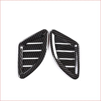 Thumbnail for Carbon Fiber Style For Abs Plastic Chrome Dashboard Ac Outlet Vent Bmw X2 F47 2018 2019 X1 F48