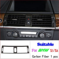 Thumbnail for Carbon Fiber Style For Bmw X5 X6 E70 E71 2008-2013 Abs Car Interior Decoration Strip Frame Cover
