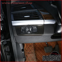 Thumbnail for Carbon Fiber Style For Bmw X5 X6 E70 E71 2008-2013 Abs Car Interior Decoration Strip Frame Cover