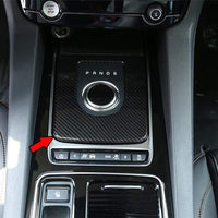 4-Piece Real Carbon Fiber Shift Panel Trim For Jaguar XF 2008–2015 – Gloss Black