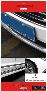 Thumbnail for Carbon Fibre Door Sill Protector For All Car Models Car