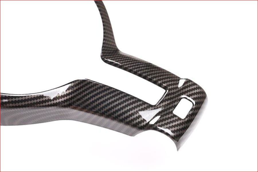 Carbon Fibre M-Sport Abs Plastic Steering Wheel Trim Interior Car Accessories