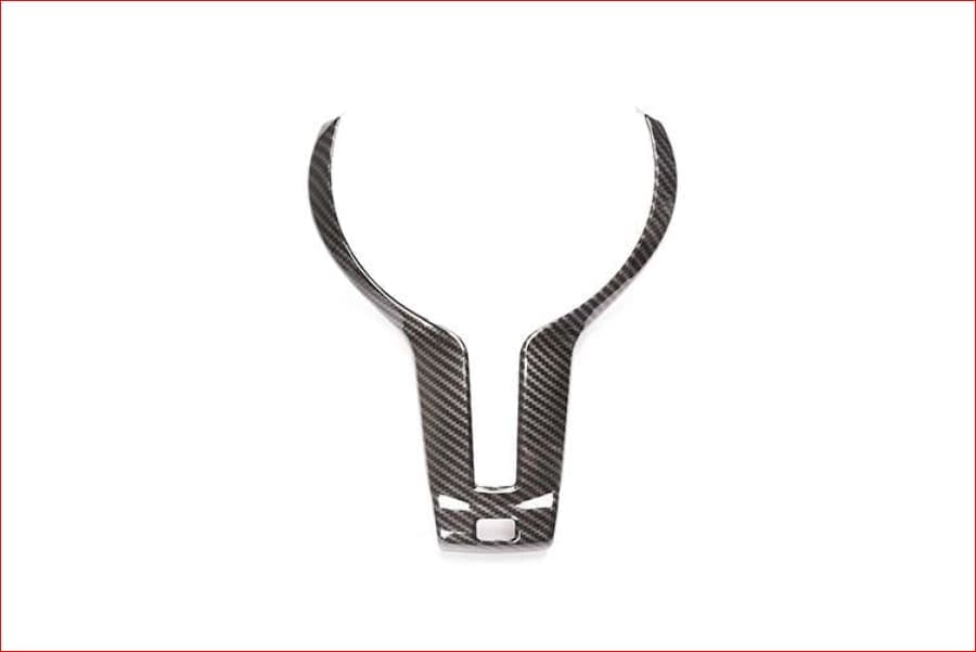 Carbon Fibre M-Sport Abs Plastic Steering Wheel Trim Interior Car Accessories