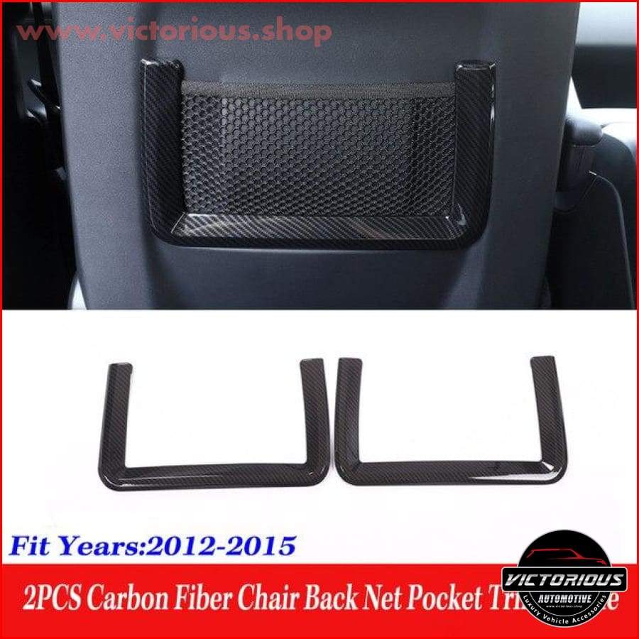 Carbon Fibre Seat Decoration Land Rover Range Evoque 2012-2017 Car