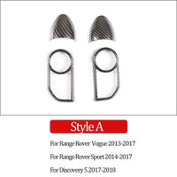 Thumbnail for Carbon Fibre Steering Wheel Button Decorative Frame Vogue Sport Discovery Evoque 2013-2017 Car