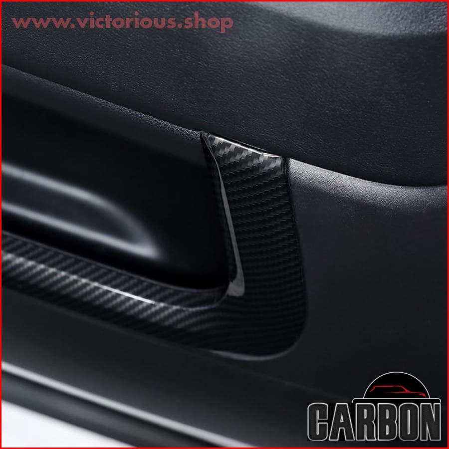 4Pcs Carbon Fiber Style Door For Land Rover Range Rover Sport Rr 2014-2020 Car