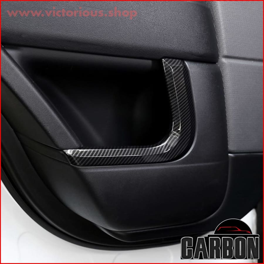 4Pcs Carbon Fiber Style Door For Land Rover Range Rover Sport Rr 2014-2020 Car