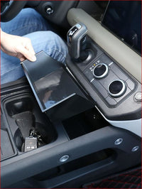 Thumbnail for For Land Rover Defender 110 2020-2021 Abs Black Car Central Storage Armrest Box Car