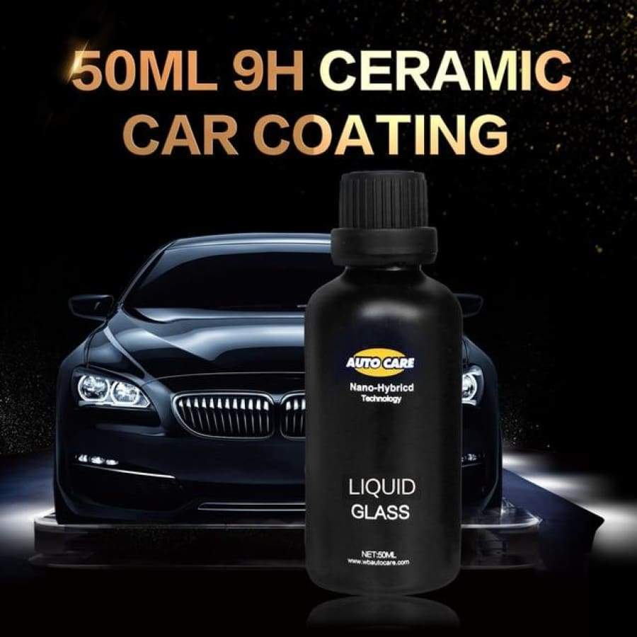 Ceramic Car Coating Liquid Glass 50Ml 9H Hardness Polish Motorcycle Paint Care Nano Hydrophobic