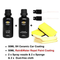 Thumbnail for Ceramic Car Coating Liquid Glass 50Ml 9H Hardness Polish Motorcycle Paint Care Nano Hydrophobic