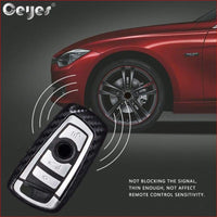 Thumbnail for Ceyes Car-Styling Auto Carbon Fiber Key Cover Shell Case For Bmw New 1 3 4 5 6 7 Series F10 F20 F30