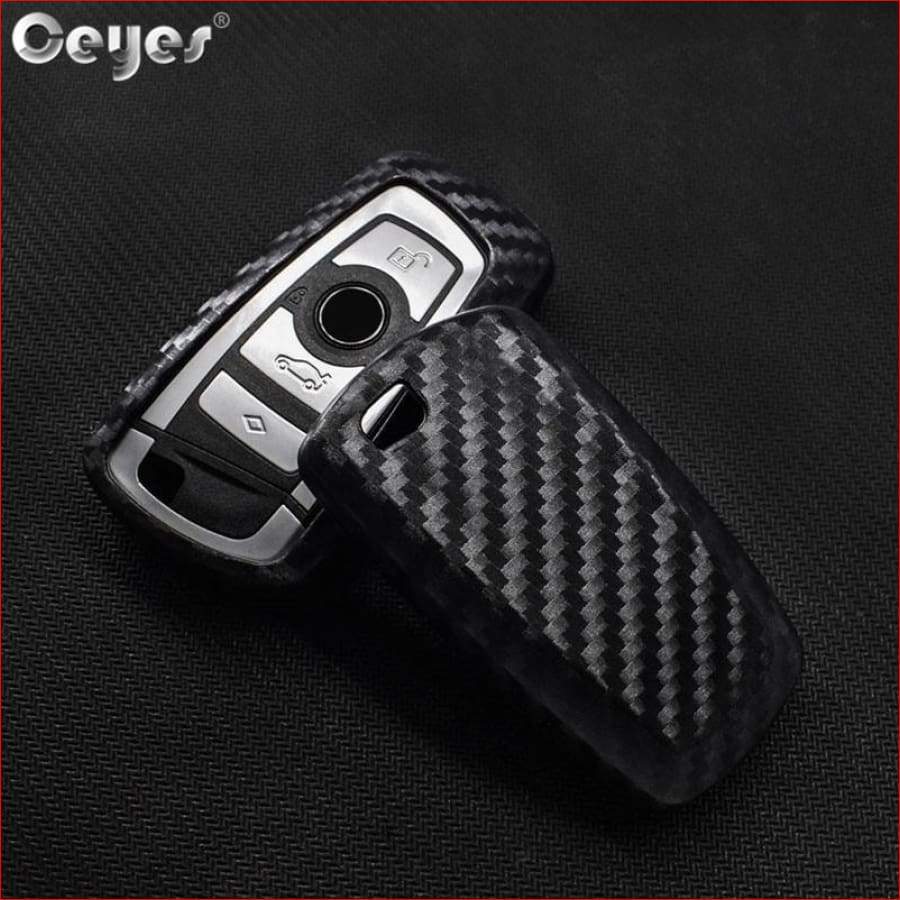 Ceyes Car-Styling Auto Carbon Fiber Key Cover Shell Case For Bmw New 1 3 4 5 6 7 Series F10 F20 F30