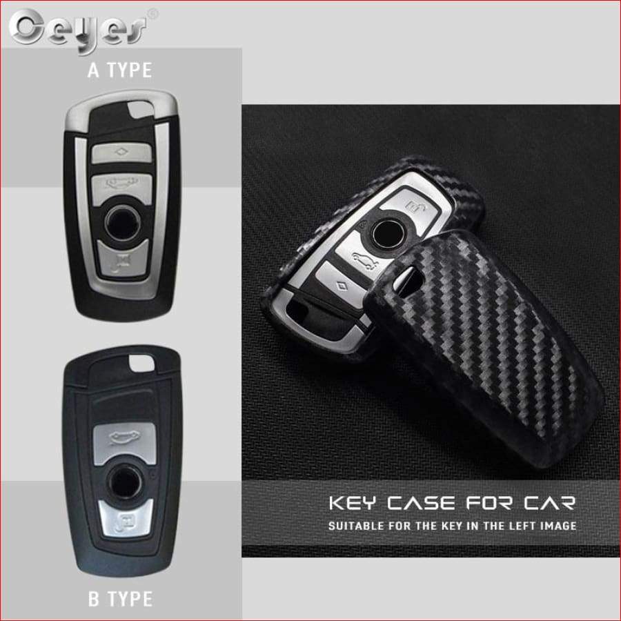 Ceyes Car-Styling Auto Carbon Fiber Key Cover Shell Case For Bmw New 1 3 4 5 6 7 Series F10 F20 F30