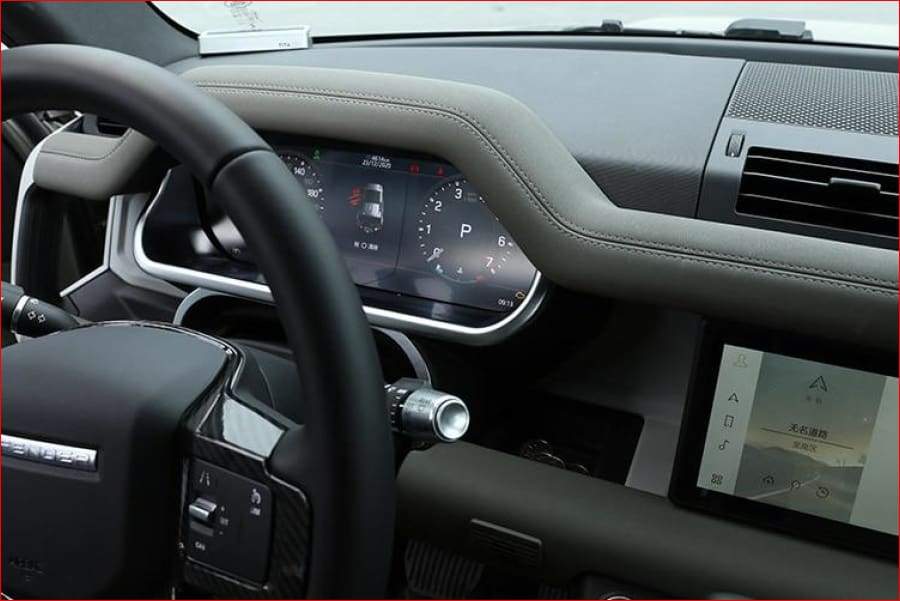 Chrome /carbon Fiber Texture Car Dashboard Decoration Land Rover Defender 90/110 2020 Car