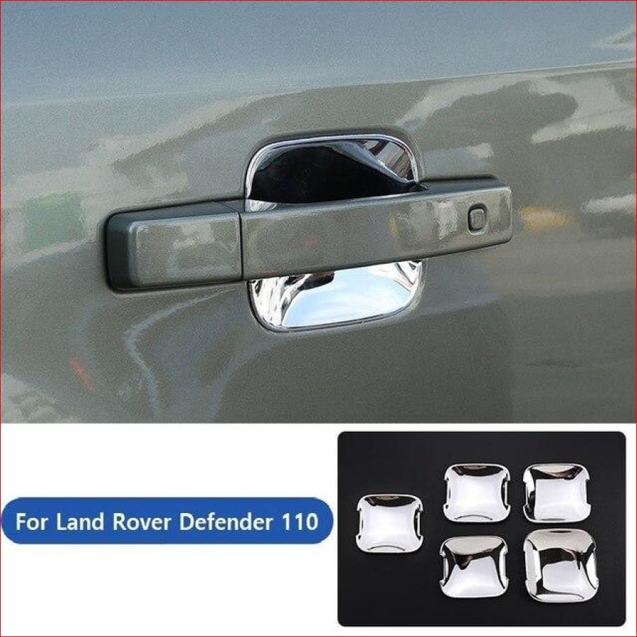 Chrome Door Bowl Cover Decoration - For Defender 110 2020 Car