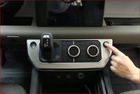 Thumbnail for Chrome/ Oak/ Carbon Fibreinterior Air Conditioning Console Trim - For Defender 110 2020 Car