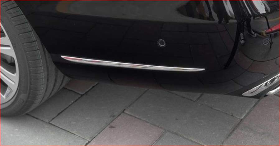 Chrome Black Window Sill Molding Trim For Mercedes-Benz E-Class W213 2016-2023 – 4-Piece Set