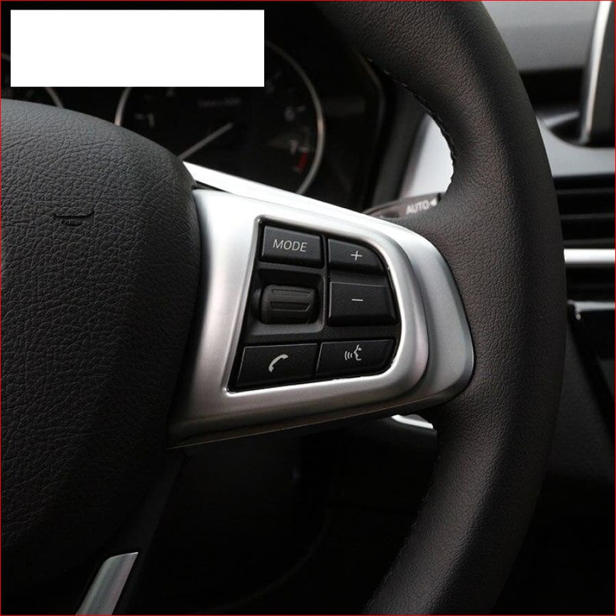 Chrome Steering Wheel Button Cover Trim Accessories - For BMW X1