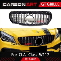 Thumbnail for Cla W117 Gt R Style Grille For Mercedes Front Grill Class Amg C117 Cla200 220 Cla260 300 2013-2015