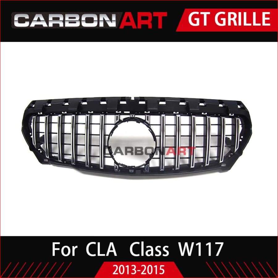 Cla W117 Gt R Style Grille For Mercedes Front Grill Class Amg C117 Cla200 220 Cla260 300 2013-2015
