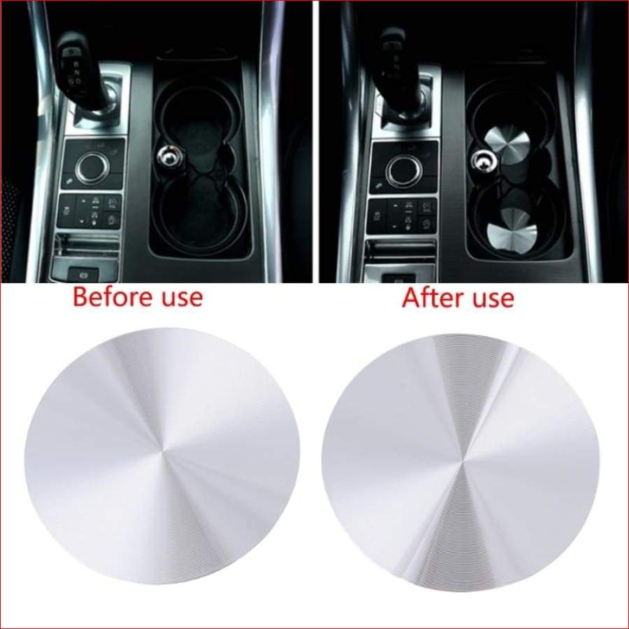 Cup Holder Cover Mat Trim For Range Rover Sport Vogue Discovery Universal Car