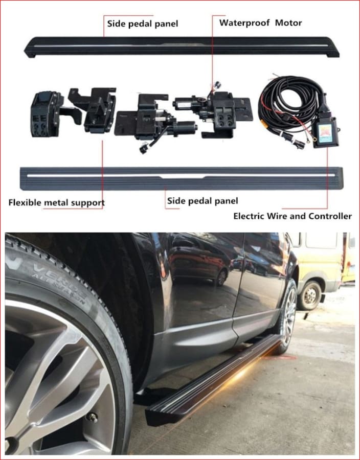Deployable Side Step Kit Victorious Automotive Deployable side Steps for Range Rover