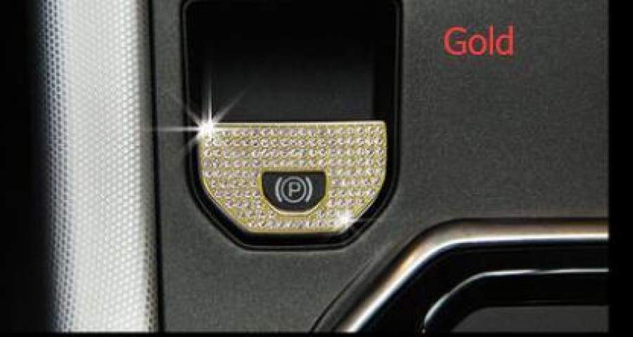 Electronic Handbrake Sticker For Range Rover Evoque 2011-2018 Gold Car
