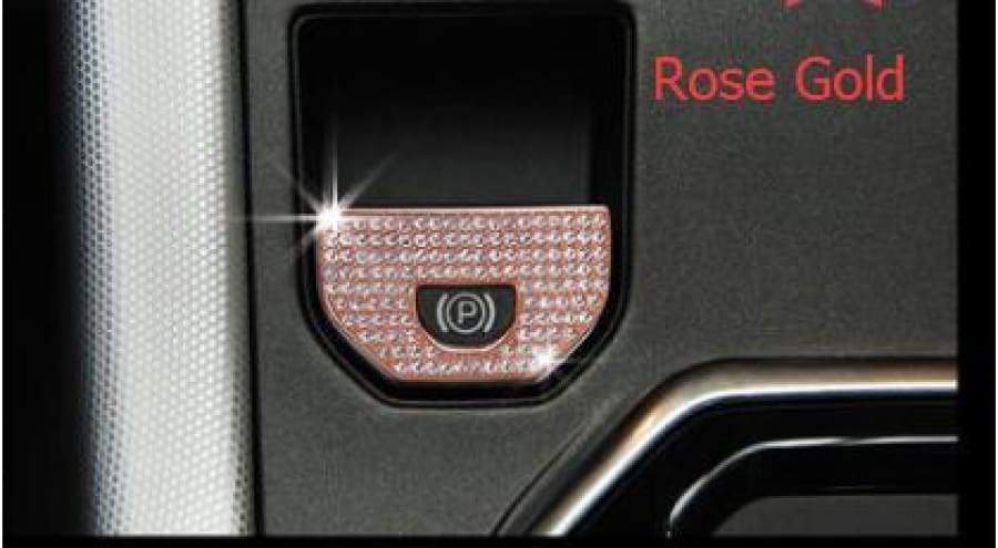 Electronic Handbrake Sticker For Range Rover Evoque 2011-2018 Pink Car
