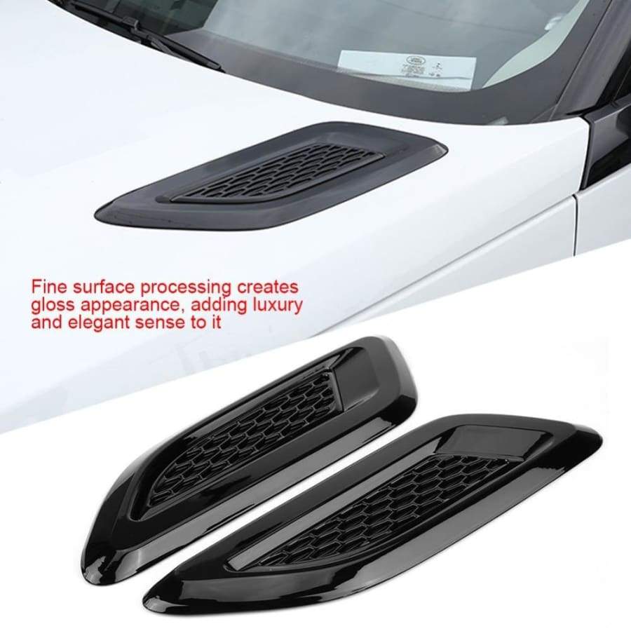 Exterior Hood Air Vent Outlet Wing Trim For Land Rover Range Evoque Car