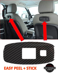 Thumbnail for ABS  Carbon Fiber Seat Back USB port panel Frame for Defender 2020 110