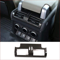 Thumbnail for For Land Rover Defender 110 130 2020 Abs Carbon Fiber Armrest Box Rear Anti-Kick Cover Car Accessory