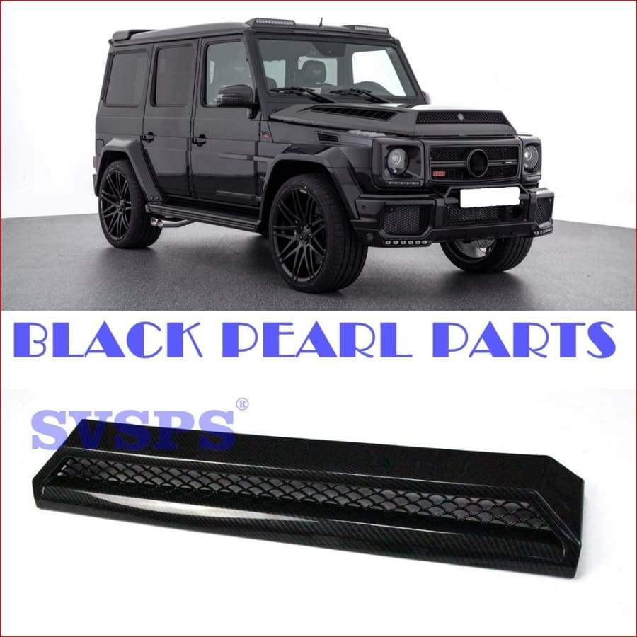 Front Abs Carbon Fibre Style Plate For Mercedes G Class Brabus Benz 1990-2018 Car